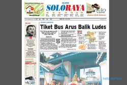SOLOPOS HARI INI : Soloraya Hari Ini: Garebek Syawal, Tiket Bus Habis hingga Kuliner Khas Solo