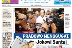 SOLOPOS HARI INI : Gugatan Prabowo ke MK, Jokowi Mudik ke Solo hingga Arus Mudik Kota Bengawan 