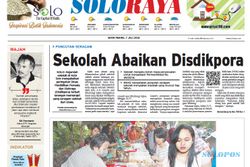 SOLOPOS HARI INI : Soloraya Hari Ini: Pungutan Seragam Sekolah hingga Pembangunan Pasar Ir. Soekarno