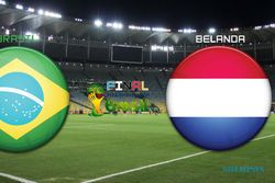 PREDIKSI BRASIL VS BELANDA : Juara III Piala Dunia 2014, Prediksi Skor Belanda Vs Brasil