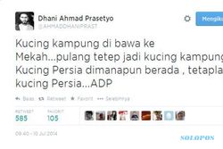 "Kucing Kampung ke Mekah, Pulang Tetap Kucing Kampung" Sindir Jokowi?