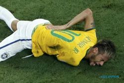 HASIL AKHIR BRASIL VS KOLOMBIA  : Cedera Tulang Belakang, Neymar Absen di Sisa Piala Dunia