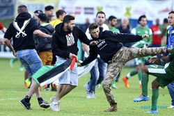 RICUH LAGA PERSAHABATAN : Main di Austria, Pemain Klub Israel Diserang Suporter Pro Palestina