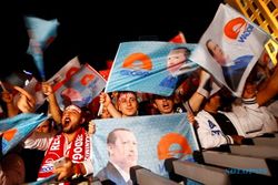 PILPRES TURKI : Raih 52% Suara, Erdogan Klaim Menang