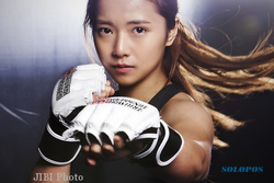 K POP : Song Ga Yeon Menang Dalam Debut  Pertamanya di MMA Fighter