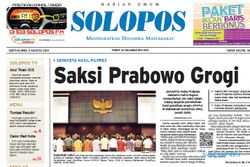 SOLOPOS HARI INI : Saksi Prabowo Grogi hingga Densus 88 Tangkap Terduga Teroris Pendukung ISIS