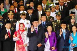 FOTO HUT RI 2014 : SBY Lambaikan Tangan Seusai Pidato Terakhir