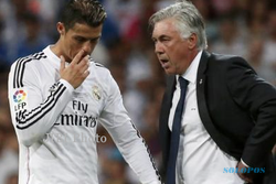 CEDERA RONALDO : Ancelotti Anggap Cedera Ronaldo Tak Serius  