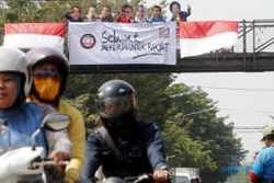 FOTO JOKOWI PRESIDEN : Solo Ucapkan Selamat Bekerja Jokowi-JK