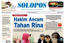 SOLOPOS HARI INI : Hakim Ancam Tahan Rina Iriani, Prabowo Cuek Disebut Tak Legawa hingga Kerugian Kebakaran Pasar Mulur