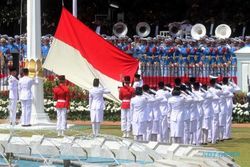 Upacara Detik-Detik Proklamasi di Karanganyar Digelar di Alun-Alun