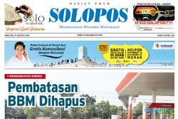 SOLOPOS HARI INI : Pembatasan BBM Dihapus, Jokowi Minta Dukungan DPR hingga Jaksa Sebut Rina Hindari Proses Hukum