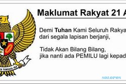 TRENDING TOPIC SOSMED : MK Tolak Gugatan Prabowo-Hatta, Meme Kocak Beredar 