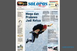 SOLOPOS HARI INI : Mega dan Prabowo Jadi Ketua, Kejuaraan Terjun Payung dan Perjuangan Persis Solo