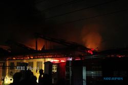 PASAR KLITIKAN KEBAKARAN : Polresta Jogja Selidiki Penyebab Kebakaran 