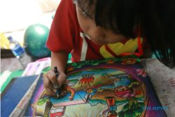 Menggambar Merapi, Anak-anak Kini Lebih Kreatif