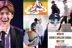 K-POP : Gara-Gara Sehun Exo, Kini Harga Sandal Jepit Swalow Rp200.000