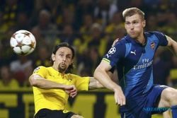 GRUP D LIGA CHAMPIONS : Dortmund Bekuk Arsenal 2-0