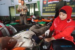 TNI Kulonprogo Gelar Donor Darah Massal, Kumpulkan Ratusan Kantong Darah