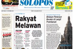 SOLOPOS HARI INI : RUU Pilkada Digugat ke MK, SBY Dikecam hingga Kabar Asian Games 2014