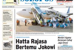 SOLOPOS HARI INI : Hatta Rajasa Rapat Tertutup dengan Jokowi, KPK Ajukan Banding Vonis 4 Tahun Atut hingga Loyalitas Pasoepati