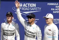 KUALIFIKASI GP F1 ITALIA : Kalahkan Rosberg, Hamilton Rebut Pole