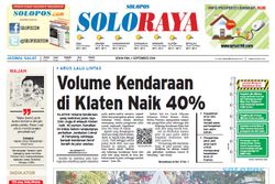 SOLOPOS HARI INI : Soloraya Hari Ini: Kloter Pertama Calhaj Dilepas, Volume Kendaraan di Klaten Naik 40% hingga Warga Keluhkan Sampah di CFD