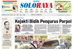 SOLOPOS HARI INI : Soloraya Hari Ini: Perkembangan Kasus Korupsi GLA, Kemarau Soloraya hingga Kecelakaan Karambol di Boyolali