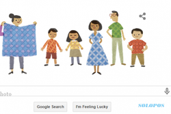  GOOGLE DOODLE : Google Doodle Peringati Hari Batik Nasional