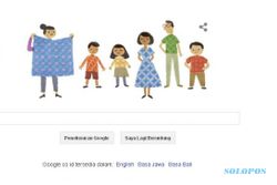 HARI BATIK NASIONAL : Google Pajang Doodle Khusus edisi Batik Indonesia