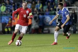 ESTONIA 0-1 INGGRIS : Gol Rooney Kukuhkan Dominasi, Hodgson Akui Sempat Frustrasi