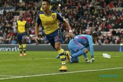 SUNDERLAND VS ARSENAL : 2 Gol Alexis Bikin Arsenal Bungkam Tuan Rumah Sunderland