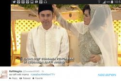 PERNIKAHAN RAFFI AHMAD : Heboh di Twitter, Pernikahan Raffi-Nagita Disamakan Royal Wedding
