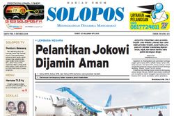 SOLOPOS HARI INI : Pelantikan Jokowi Dijamin Aman, Timnas U-19 Kalah hingga Kepulangan Jemaah Haji