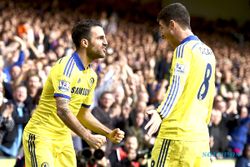 CRYSTAL PALACE VS CHELSEA : Gol Oscar dan Fabregas Menangkan Chelsea 2-1 atas Crystal Palace