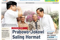 SOLOPOS HARI INI : Pertemuan Prabowo-Jokowi, Persis Vs PSCS hingga Putri Jokowi Ikut Tes CPNS