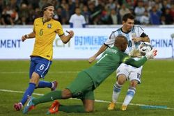 LAGA PERSAHABATAN : Brasil Berhasil Kalahkan Argentina 2-0