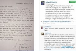 JOKOWI PRESIDEN : Inilah Surat Mengharukan Agus Harimurti Untuk SBY