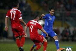 GRUP H KUALIFIKASI PIALA EROPA 2016 : Italia Menang Tipis 1-0 atas Malta