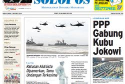 SOLOPOS HARI INI : PPP Gabung Kubu Jokowi, HUT TNI hingga Solo dan Sragen Jadi Kota Ramah Investasi