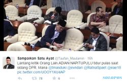 TRENDING SOSMED : Tidur di Ruang Sidang DPR, Adian Napitupulu Dibully Netizen