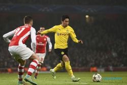 GRUP D LIGA CHAMPIONS : Tekuk Dortmund 0-2, Arsenal Lolos ke Babak 16 Besar