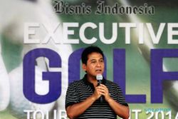 FOTO BISNIS INDONESIA EXECUTIVE GOLF TURNAMENT : Haryadi B. Sukamdani Buka Turnamen Golf