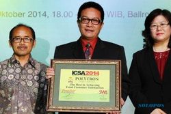 ICSA 2014 : Polytron Lolos Riset di 6 Kota Besar, Raih Indonesian Customer Satisfaction Award Lagi