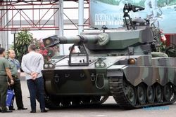 FOTO INDO DEFENCE EXPO 2014 : Begini Gagahnya Tank Bikinan Pindad