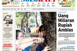 SOLOPOS HARI INI : Soloraya Hari Ini: BMT Kolaps, Atap Gedung BPD Desa Kalimacan Runtuh hingga Kasus Perjudian di Karanganyar