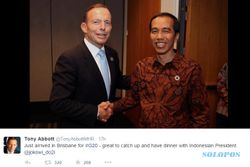 TRENDING SOSMED : Pajang Foto Bersama Jokowi, Tonny Abbott Salah Mention