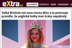 KISAH UNIK : Ratu Kecantikan Britania Raya 2014 Dikecam karena Dinilai Tidak Cantik
