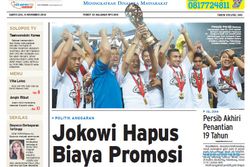 SOLOPOS HARI INI : Persib Juara ISL, Jokowi Hapus Biaya Promosi hingga Sragen Coret Anggaran Rapat di Hotel