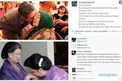#TERIMAKASIHIBU : Beda Gaya Iriana dan Ani Yudhoyono Ucapkan Selamat Hari Ibu